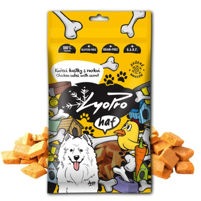 Kuřecí kostky s mrkví 50g