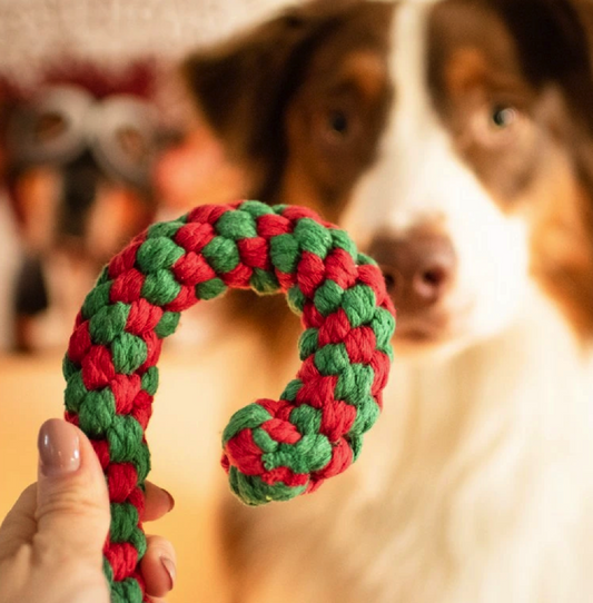 Vánoční bavlněné lízátko 18 cm