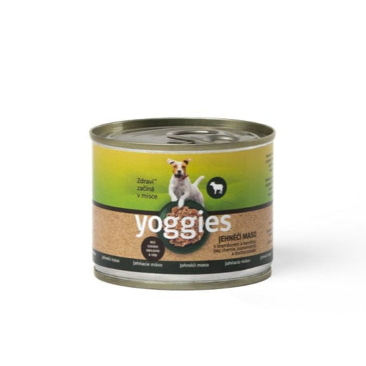 Yoggies jehněčí konzerva s bramborem a karotkou 200g