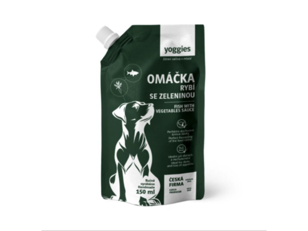 Yoggies omáčka s bílou rybou a zeleninou 150ml
