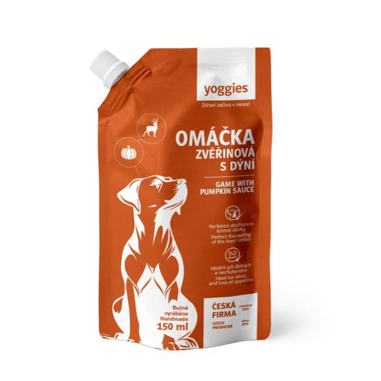 Yoggies omáčka se zvěřinou a dýní 150ml