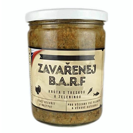 Zavařenej BARF - Kuřecí prsa s rýží 375 g