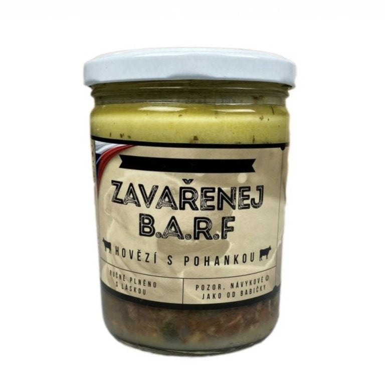 Zavařenej BARF Krůta s treskou 375g