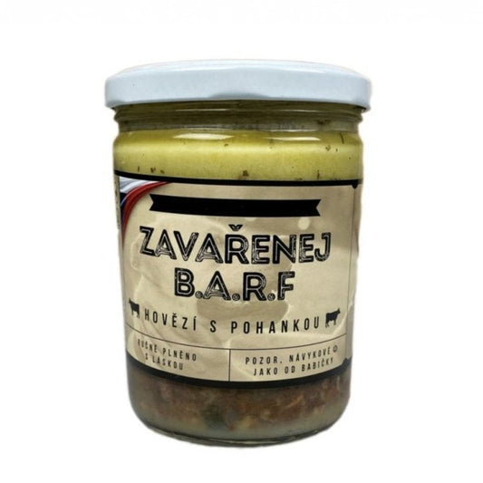 Zavařenej BARF Krůta s treskou 375g