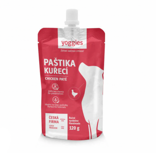 Yoggies paštika - kuřecí maso 120g