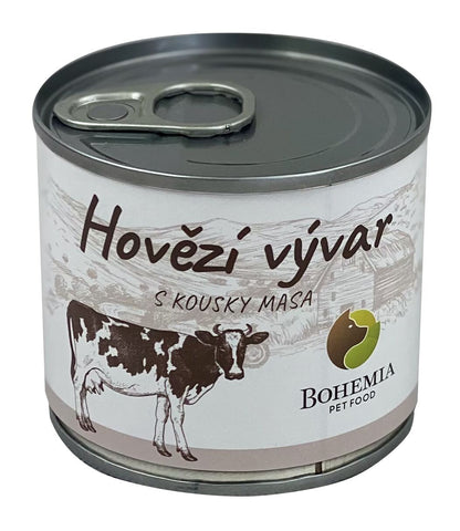 Hovězí vývar s kousky masa 140ml
